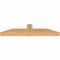 Ekena Millwork Portland Smooth Timber Gable Bracket, Western Red Cedar, 60"W x 12"H x 5 1/2"D x 5 1/2"F, 5/12 Pitch GBW060X12X0606POR00SWR - alternate 3